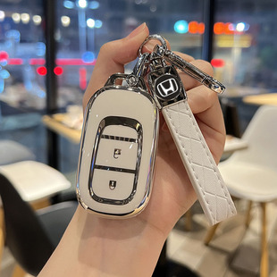 V活力两驱奥德赛新款 V全包两键缤智HR V钥匙套5座皓影XR 本田CR