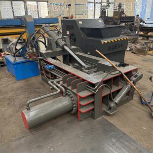 铁丝机绳铁皮冶金屑压块机金属切废料压缩液压卧轻式薄料160压扁