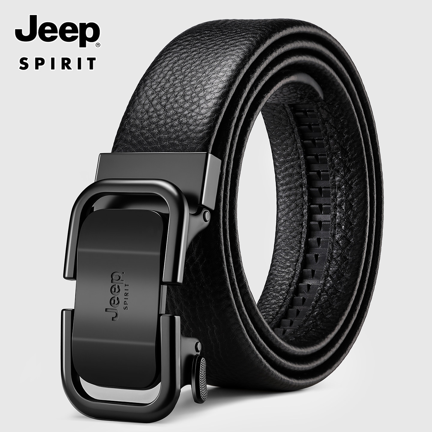 JEEP吉普新款潮流自动扣休闲皮带