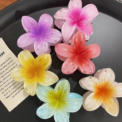 跨境欧美新款鸡蛋花抓夹