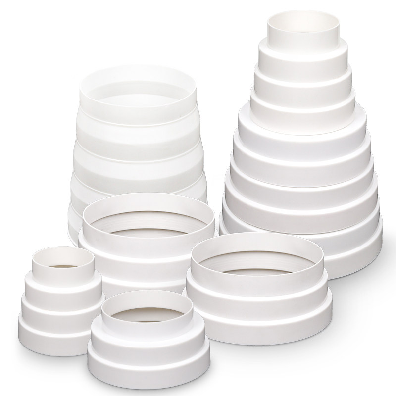 极速吸抽油烟机排k烟管变径圈排风管道转换接口厨房止逆阀变径器