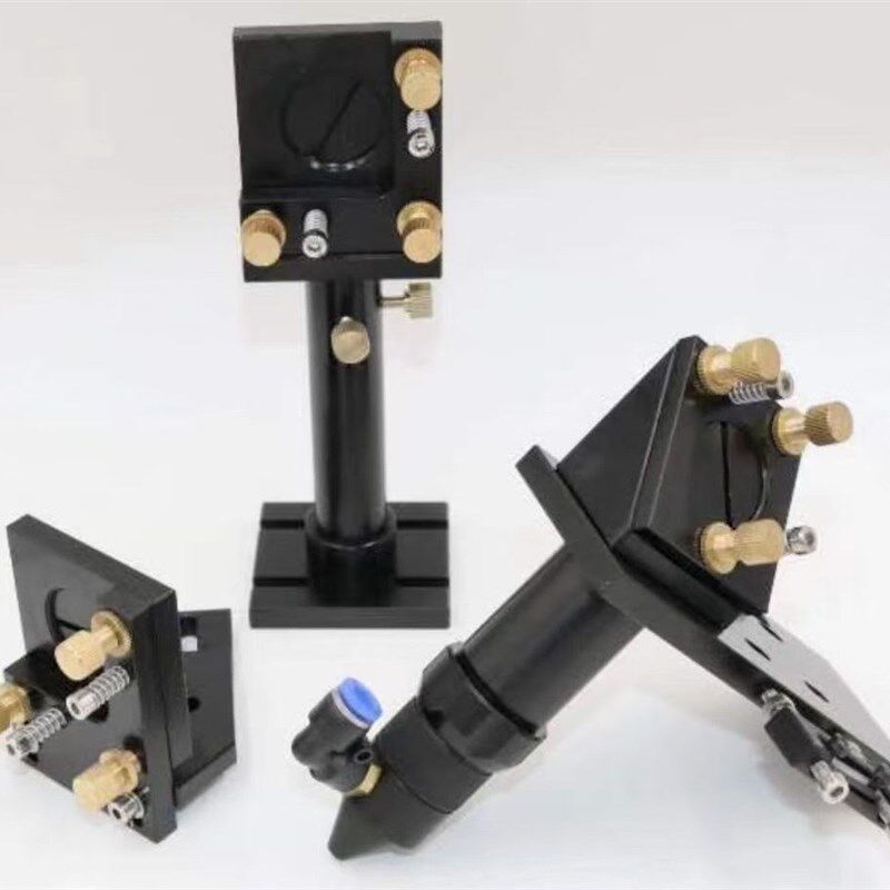 激光切割雕刻章机配件一反二反出光头聚焦反射镜筒激光管镜片座