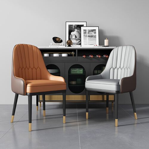 现代简约餐椅家用餐厅吃饭靠背餐桌椅子酒店轻奢洽谈椅麻将椅专用