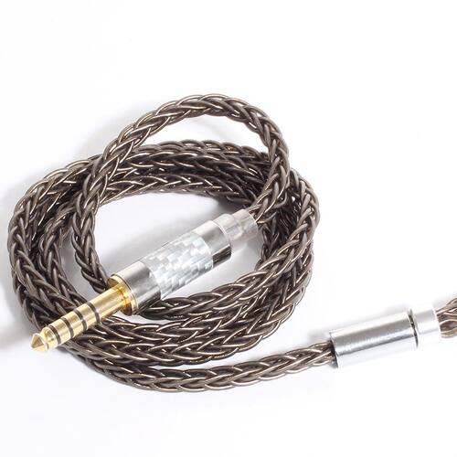 6N深灰色8股升级线MMCX.QDC.TFZ.0.78.A2DC.IE900.IE500.4.4平衡