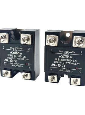 库顿款480V单相220V固态继电器KSI380D40-LM/D60-L直流控交流24V