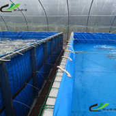 大型户外水产养殖帆布水池加厚刀刮布防水布锦鲤养鱼池虾池环保箱