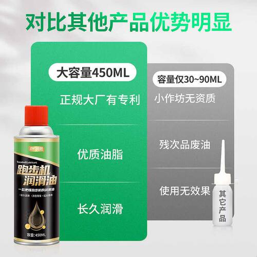 跑步机润滑油跑带专用润滑剂硅油健身器材配件通用保养油
