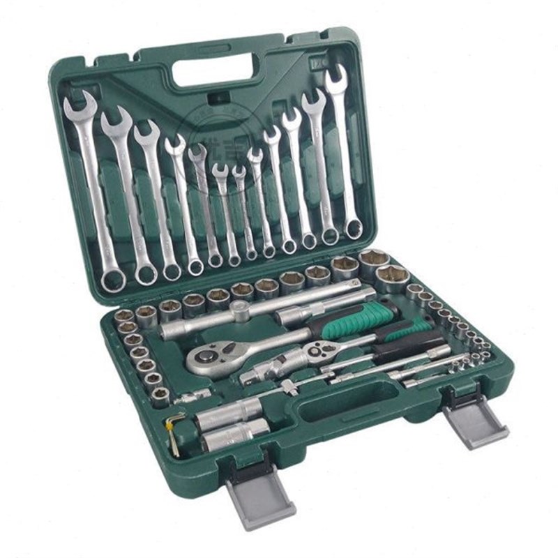组多功能61套修套筒扳手快速件套扳手棘轮汽保五金工具箱汽修车