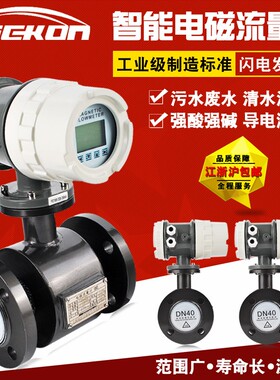 电磁流量计污水DN6/10/15/20/25/32/40/50/65/80/100/125/150/200
