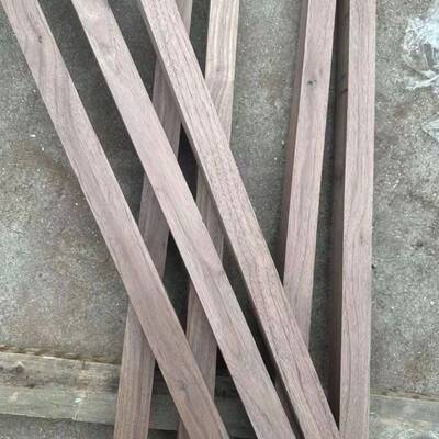 厂家 北美黑胡桃木方条实木扁木条薄木片手工材料刻木料量大优