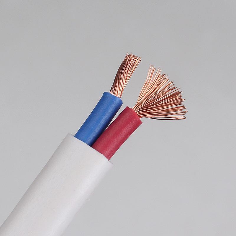 白色铝RVVB套护线2芯1包1.52.5平方家用BZS电线软线铜护套铝芯线