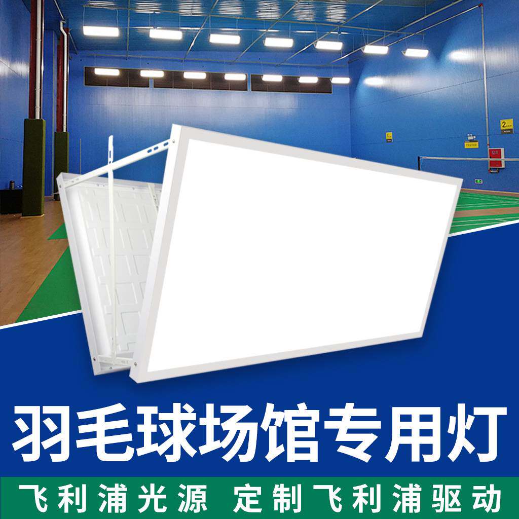 LED防炫目羽毛球场馆专用灯无频闪直播房无影篮球排球网球羽乒乓