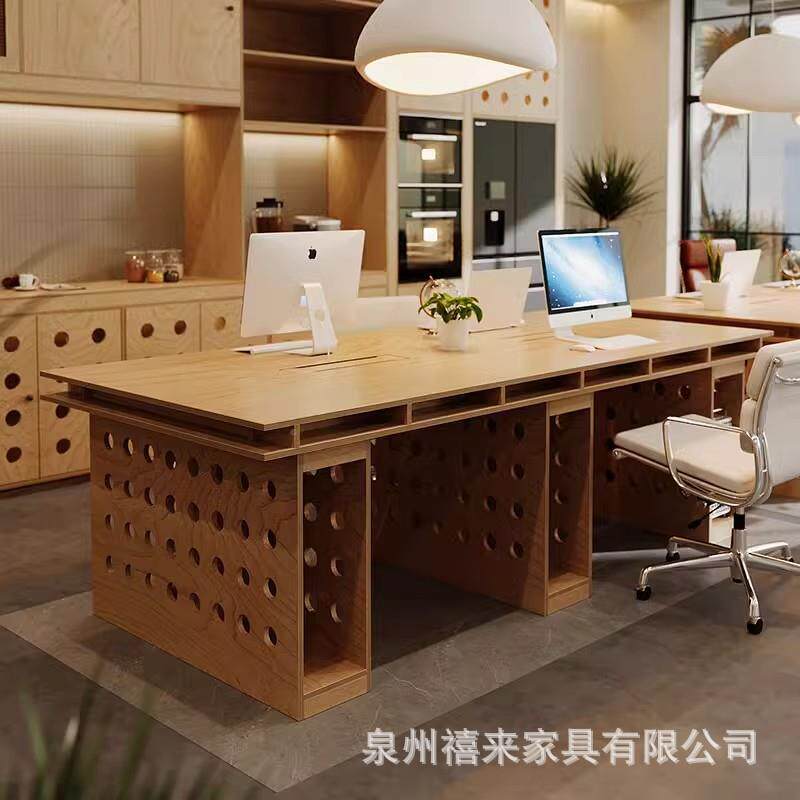 室原桦见详情红木海洋板木办公电脑桌网设计师老板书桌工作会议桌