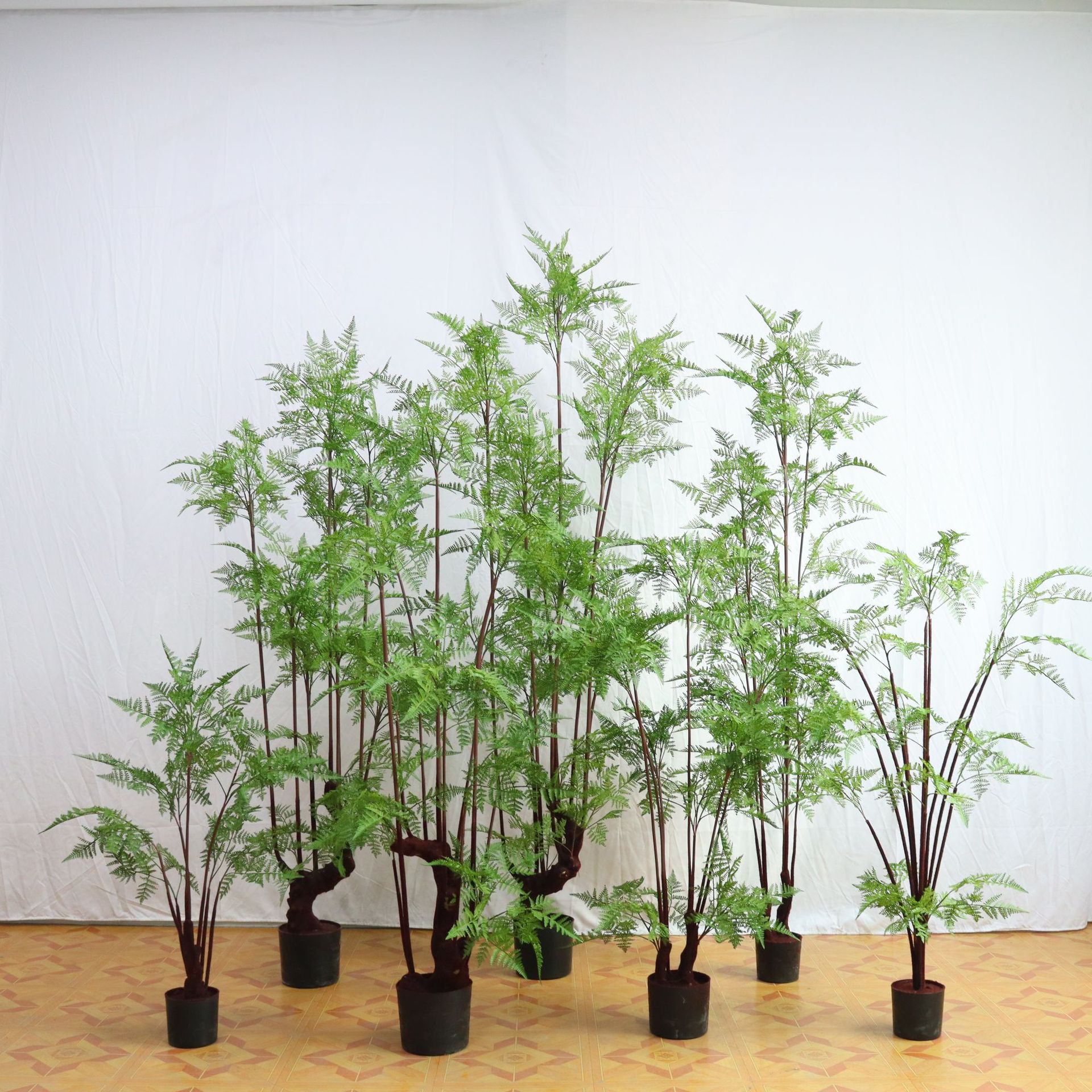 仿真蕨类植物铁线蕨家居橱窗造景装饰摆件落地绿植盆栽仿真花