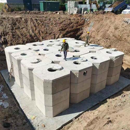 高标准商砼整体式水泥化粪池新农改预制家用沉淀混凝土化粪池