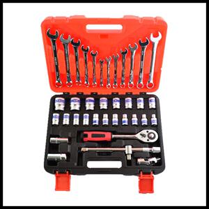 万邦具3工7件扳JON套组合套筒套工头具汽修汽保两用手