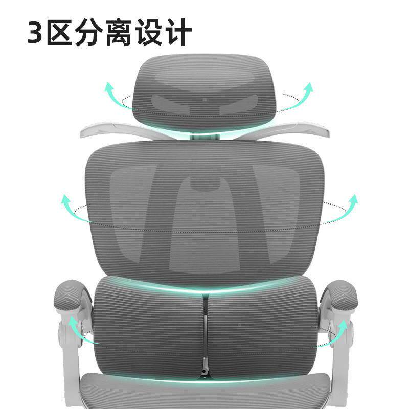 】Kk【送DAC货入户电a脑椅家久用人体工学椅坐不累可趟透气电竞办