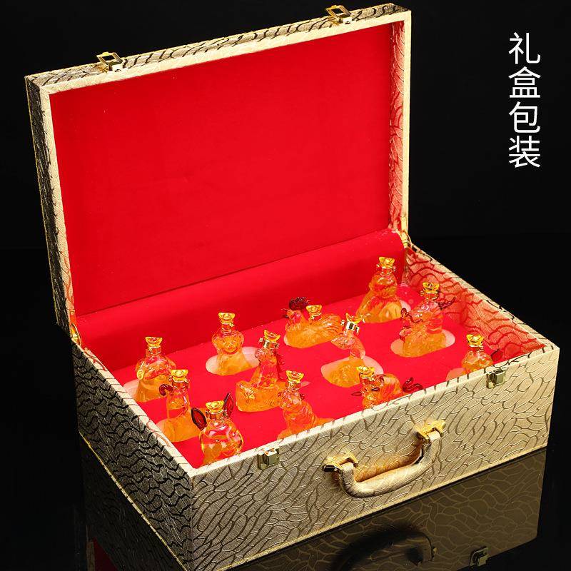十泡二生肖空酒形瓶动物形状高硅玻璃醒酒玻璃泡酒器透硼明异工艺