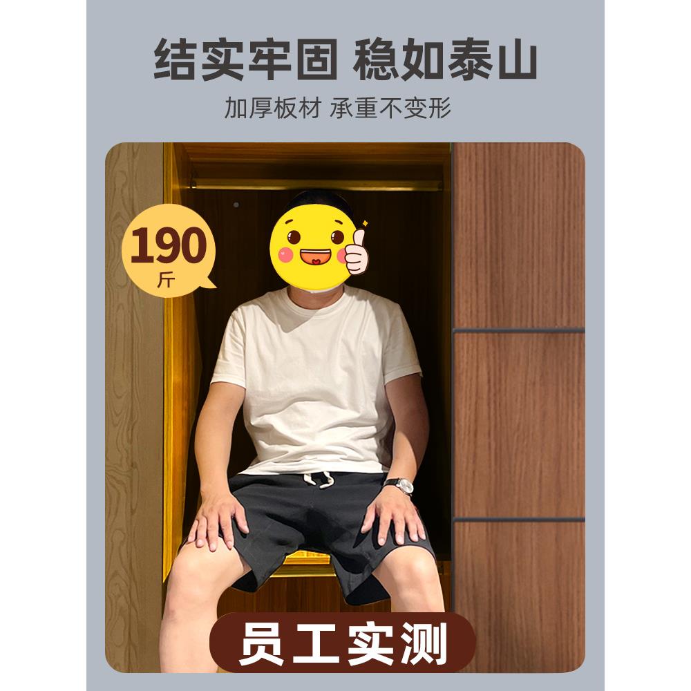 衣柜卧家出租易房简组装实木衣KXM橱小户型简用约现代推拉移门室