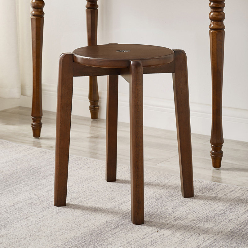 实木圆凳子家用木板凳简约小凳子矮凳客厅木凳餐桌凳餐椅可叠放凳,住宅家具,矮凳,淘宝优惠券,粉丝福利购,淘宝优惠卷