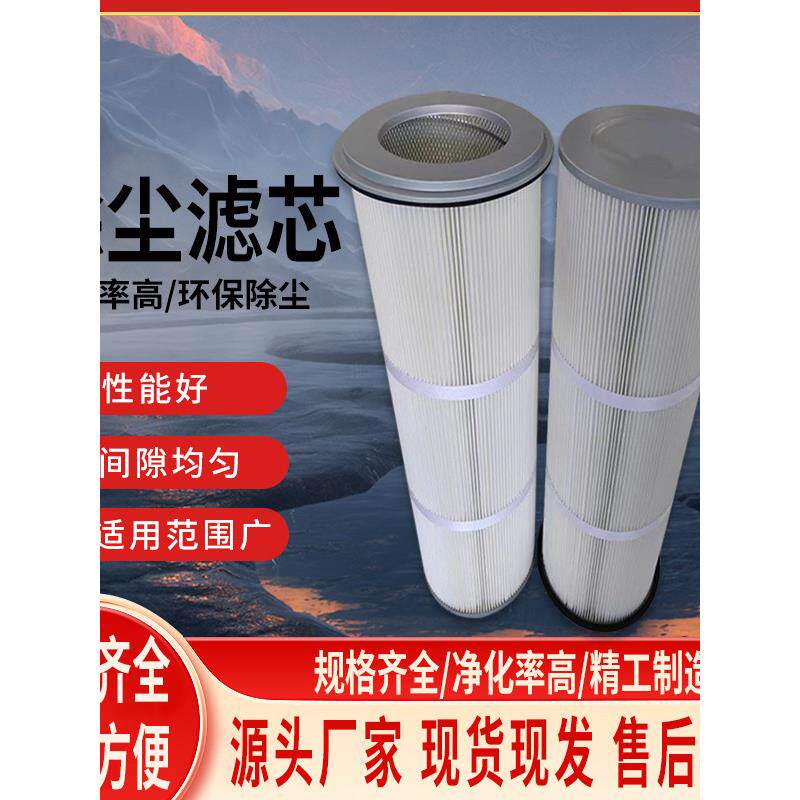 工业除尘滤芯车间除尘滤筒脉冲吸尘机喷粉喷涂扫车空气滤清器滤筒