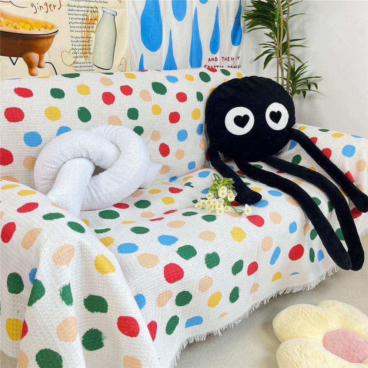 沙发盖布巾ins北欧毯盖巾全包套罩四季通用沙发垫出租房全盖椅子