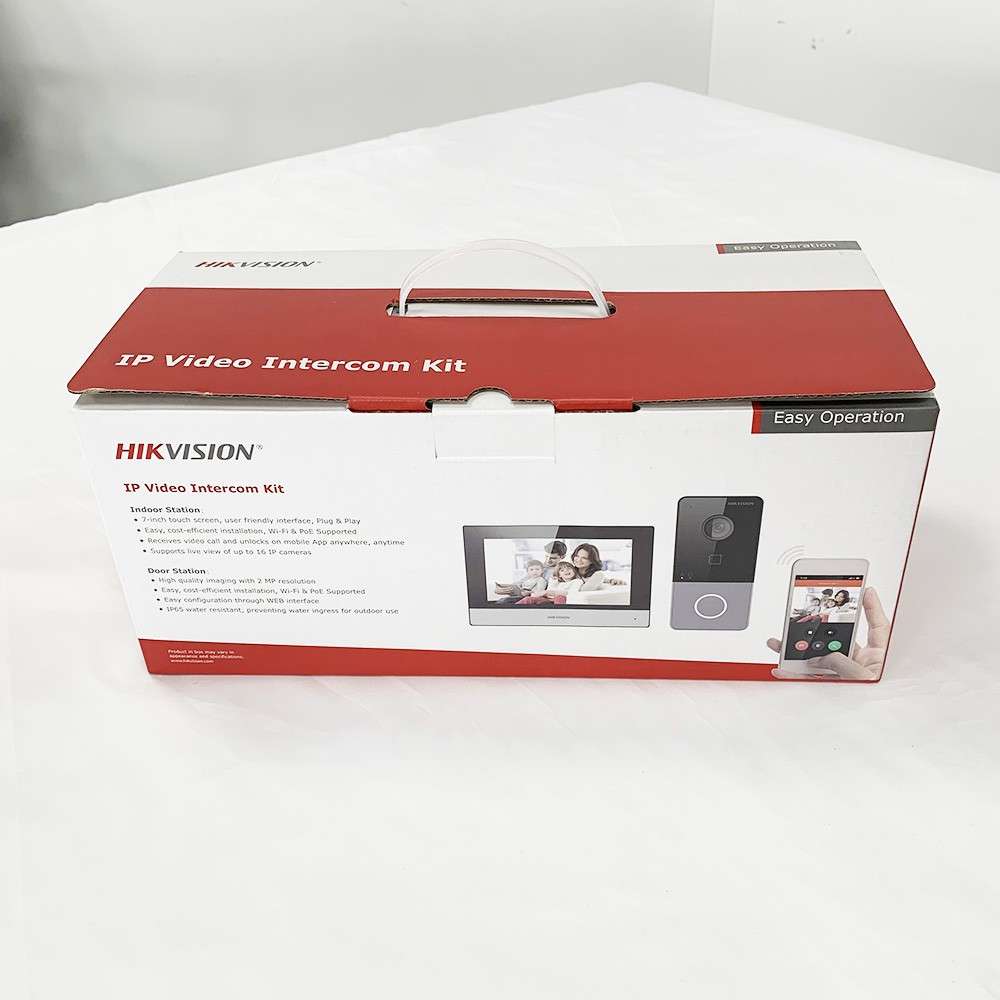 海康英文机DS-KIS603-P海外版Hikvision video intercom kit