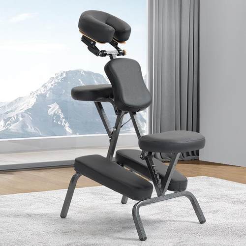 折叠椅子按摩椅发廊美发椅现货工厂皮革铁质推拿椅多功能纹身椅