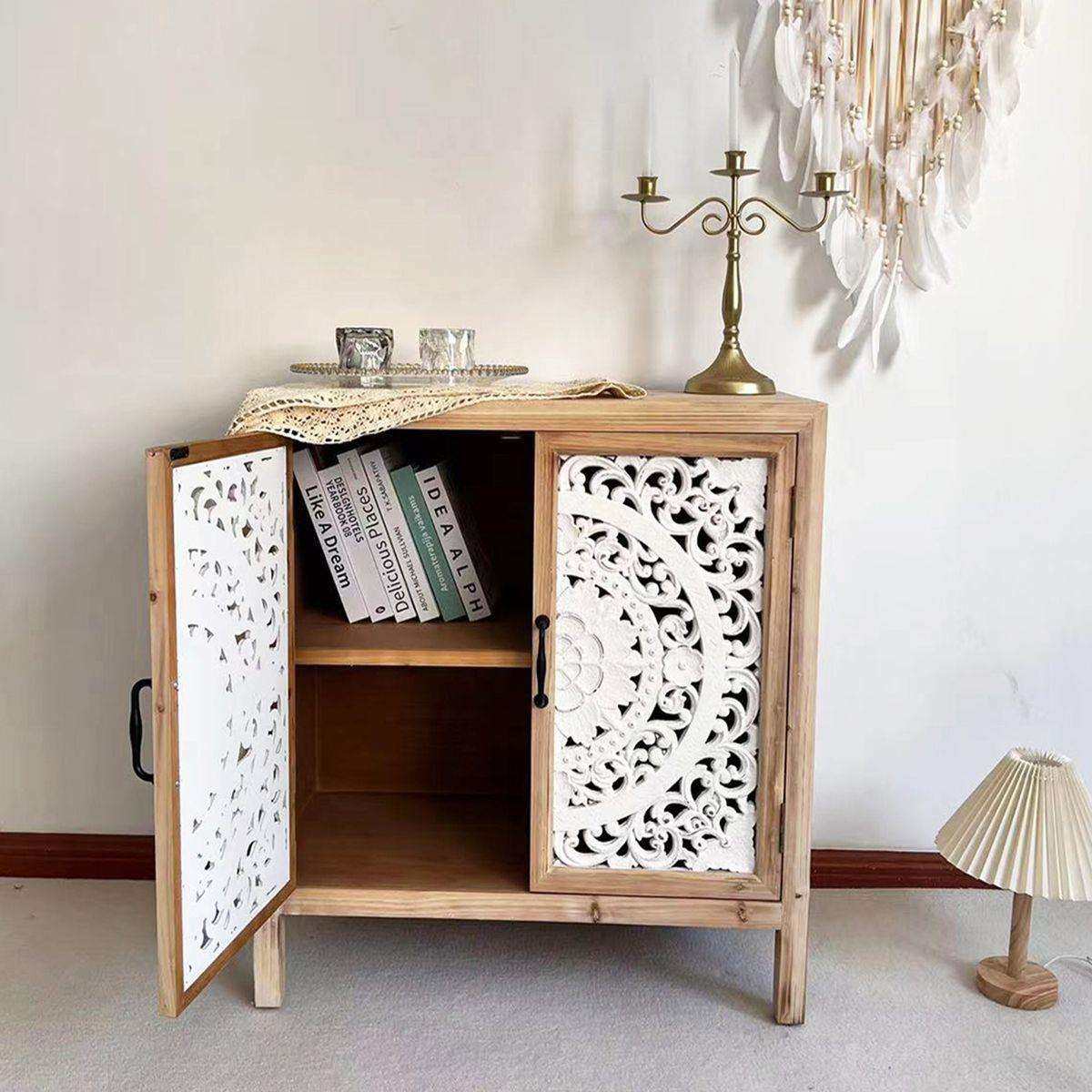 美式复古玄关柜雕花原木装饰柜客厅储物柜落地餐边柜田园风斗柜,智能设备,其他智能设备,淘宝优惠券,粉丝福利购,淘宝优惠卷