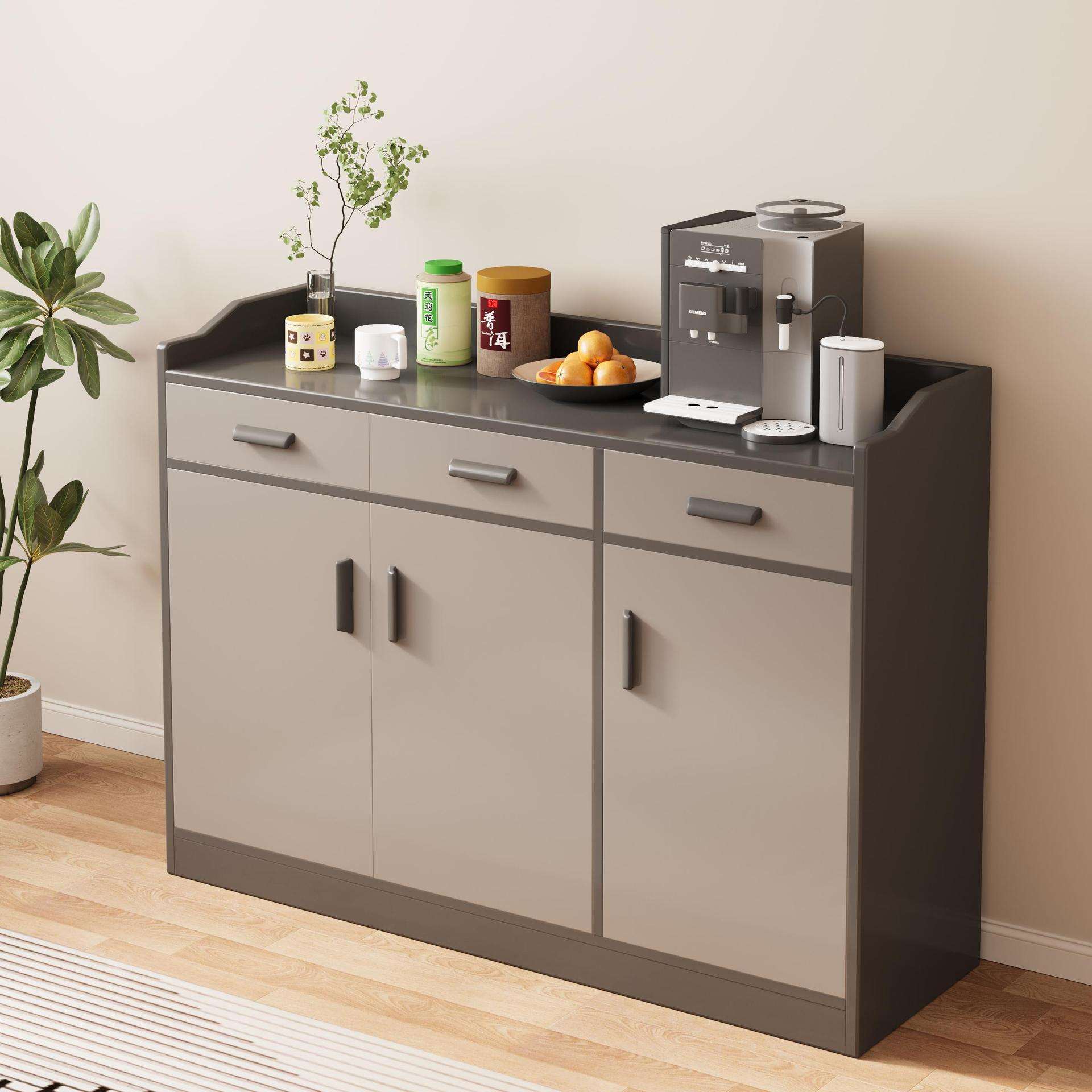 餐边柜客厅靠墙2025新款新型家用靠墙一体置物柜茶水柜储物柜柜子