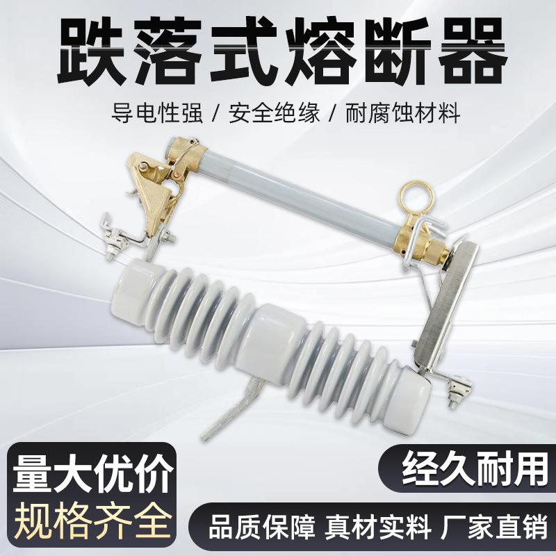户外高压跌落式熔断器保险丝10kvRW12-15/100-200A保险令克开关