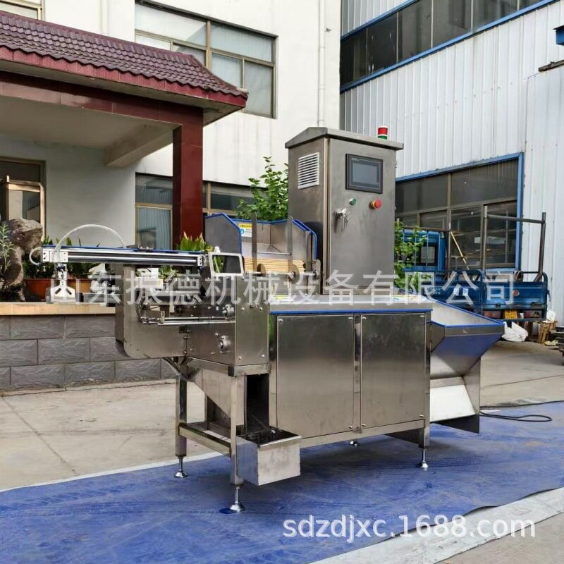 全自动面筋穿串机 手工面筋对切机 面筋切花穿拉一体机
