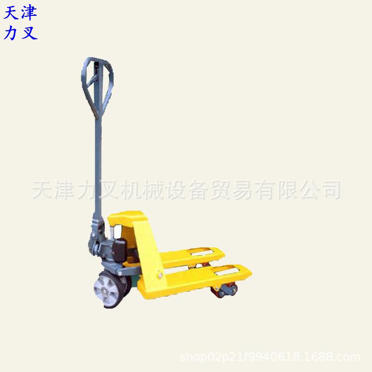 供应1/2/3吨超短型手动堆高搬运车油压手拖车1.5吨升降托盘叉车