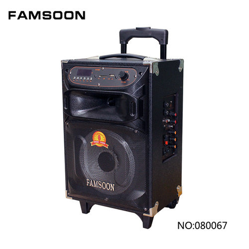 凡讯批发户外插卡吉他音响 8寸电瓶音响广场彩灯木质二胡乐器音箱