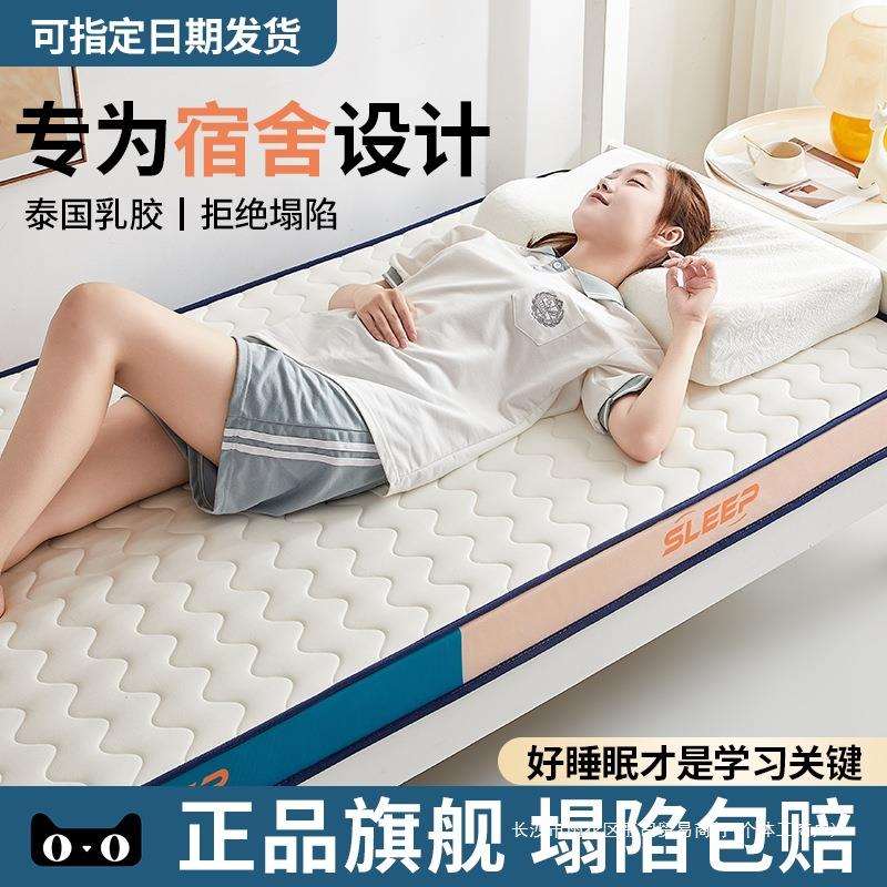 乳胶海绵床垫宿舍学生单人租房专用家用卧室软垫榻榻米垫子地铺垫