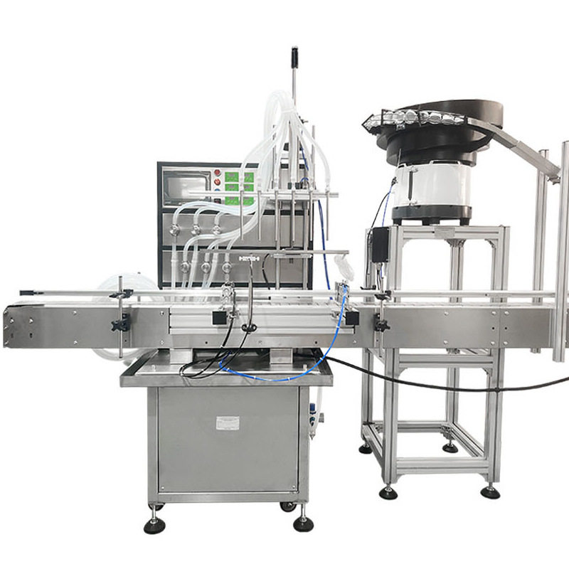 全自动6头液体灌装机酒水线饮料机机械80型是80型雷捷GZL-8005订