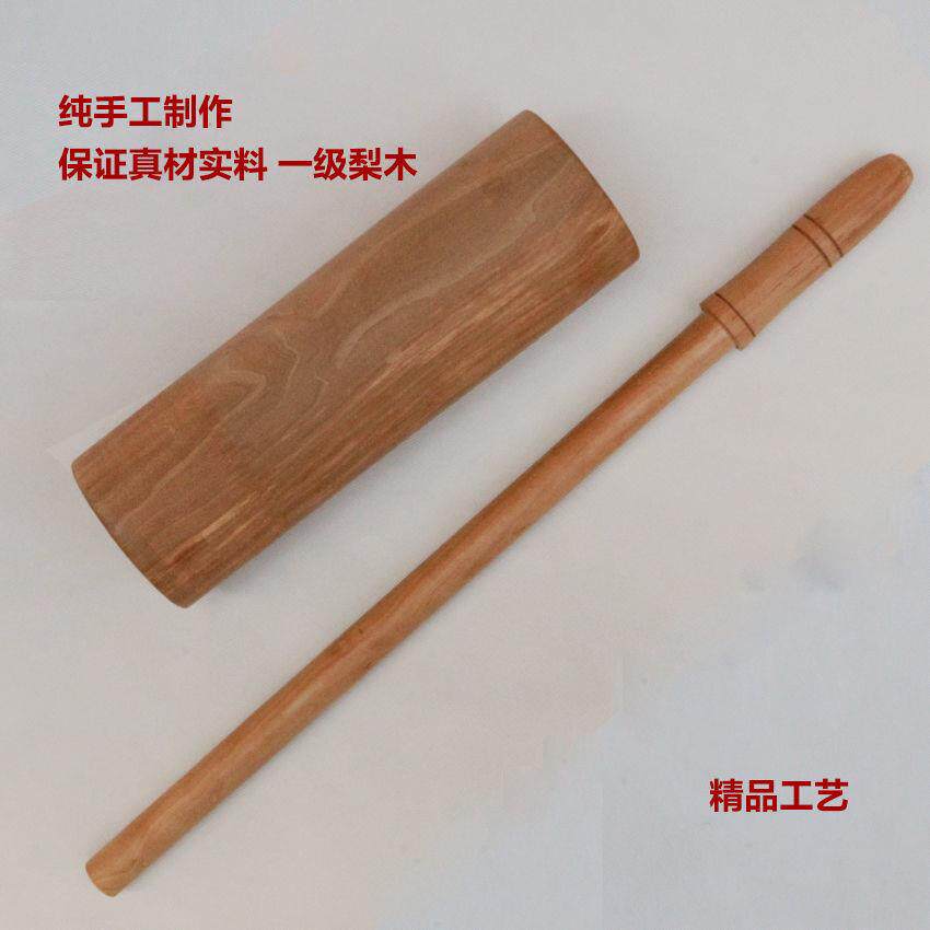 擀面杖实木家用滚轴擀面锤通心棒干面杖杆赶擀面棍商用老式