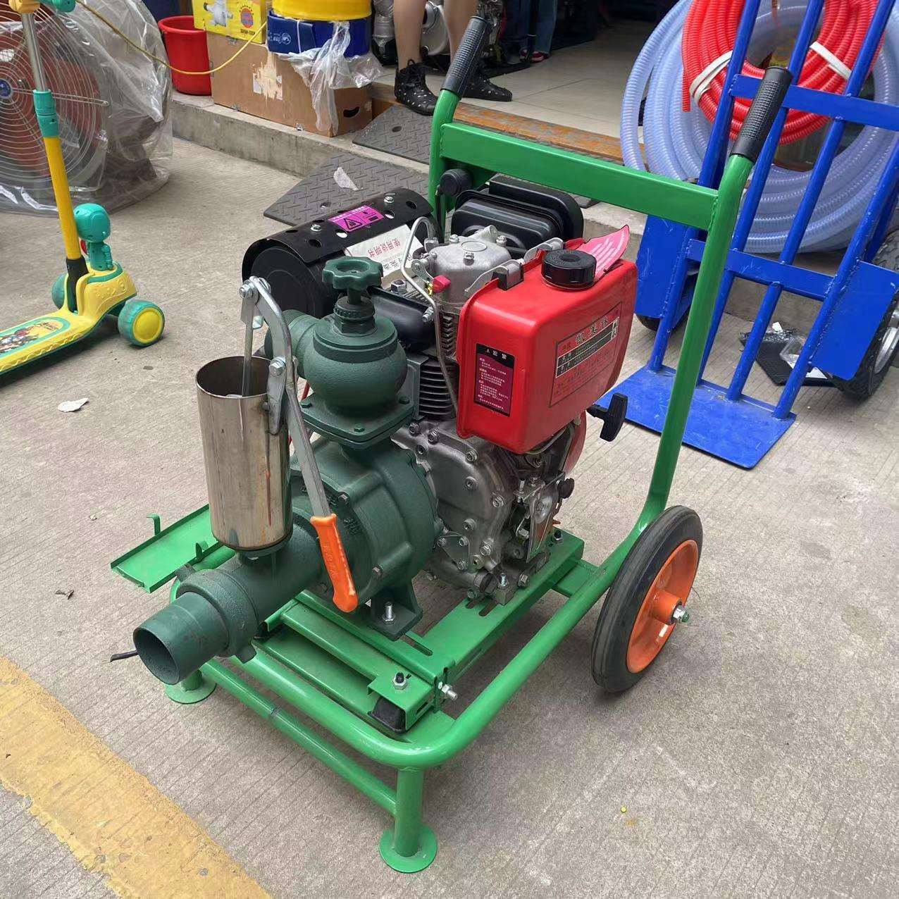 直连式10寸混流泵18马力柴油机抽水泵自动平衡多级离心泵