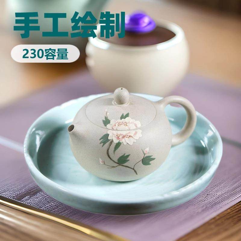 宜兴原矿白段泥紫砂壶手工牡丹西施壶紫砂泡茶壶高档日用茶具,纺织面料/辅料/配套,纺织机械配件,淘宝优惠券,粉丝福利购,淘宝优惠卷