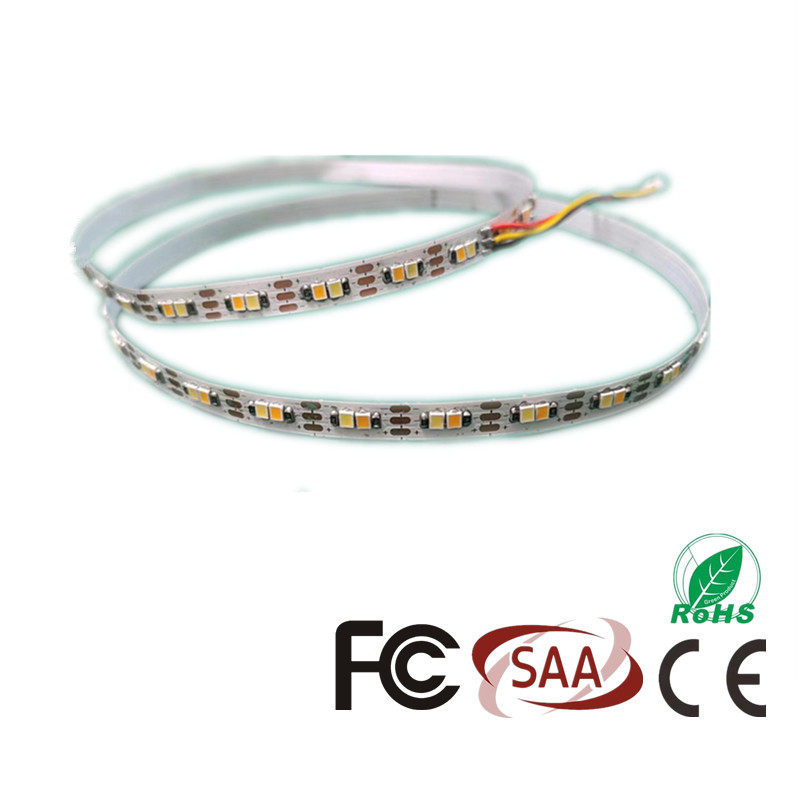 3.7V5V12V双色温2835灯带SAA认证出口澳洲化妆镜触摸灯带
