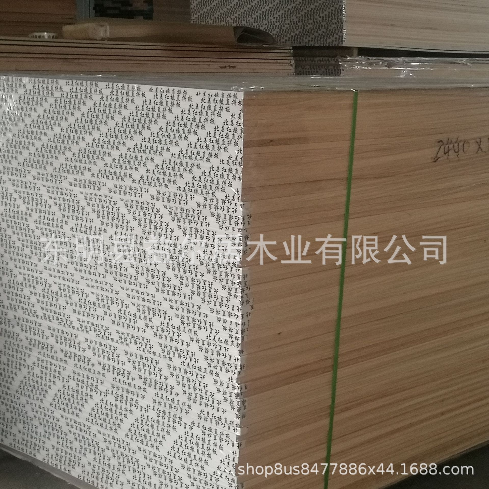 批发红橡实木直拼板北美家具腿材料家装建材橡木环保家具材料