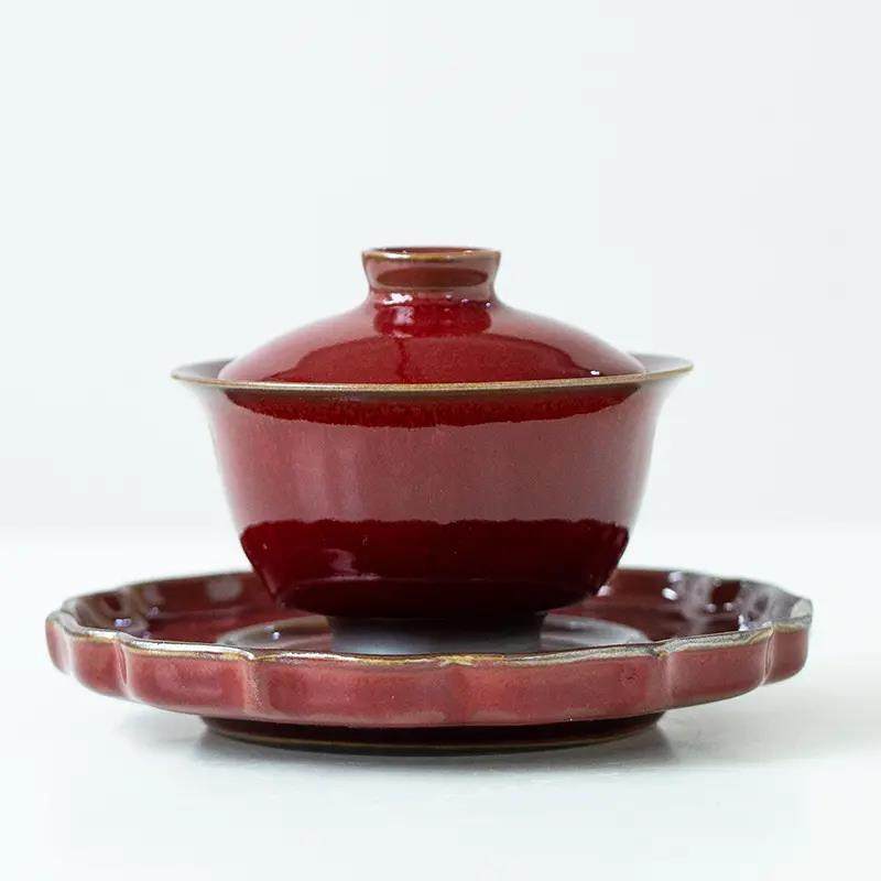 庄垂仁大师三才盖碗红色敬茶碗遇水化冰陶瓷泡茶壶经典手工釉里红,纺织面料/辅料/配套,纺织机械配件,淘宝优惠券,粉丝福利购,淘宝优惠卷