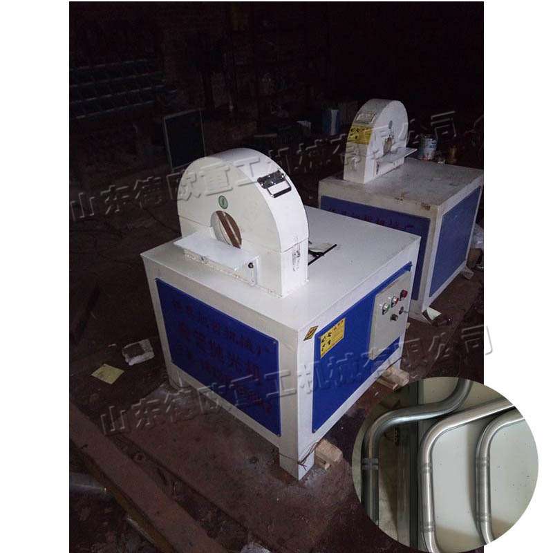直管弯曲圆管抛光机 弯管弯钢带钢抛磨机 椭圆扁管表面砂光机