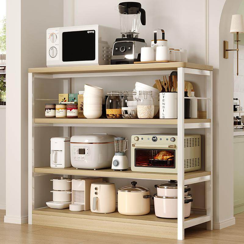 厨房置物架落地多层收纳架切菜桌家用多功能微波炉烤箱杂物桌,电子元器件市场,其它元器件,淘宝优惠券,粉丝福利购,淘宝优惠卷