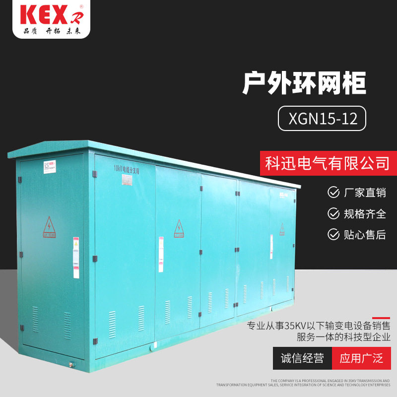 户外环网柜(XGN15-12)高压环网柜成套设备户外固体绝缘充气柜
