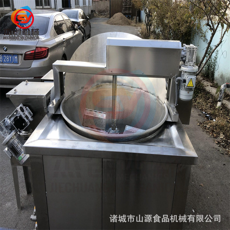 全自动新型土豆条油炸锅薯条油炸设备鲜切土豆片油炸锅