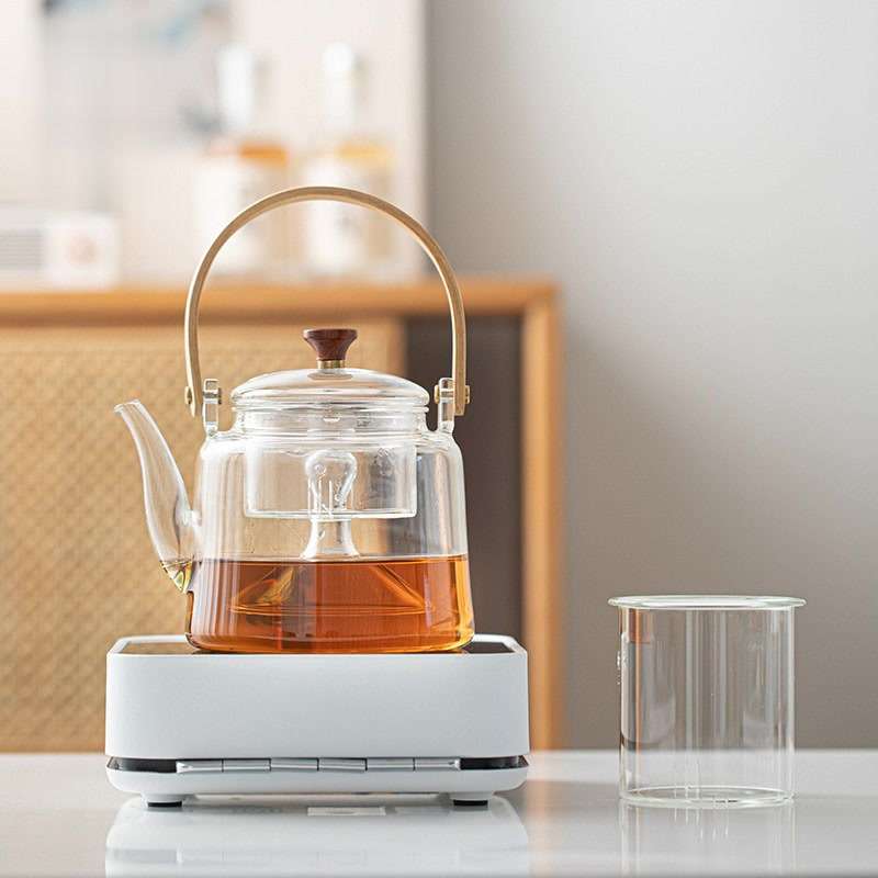 新中式电热炉家用煮茶电磁炉暖茶新款加热温茶炉静音电陶炉煮茶壶