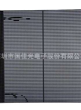 国佳P15.625室外LED格栅屏led镂空显示屏防水透明屏防风透明显示