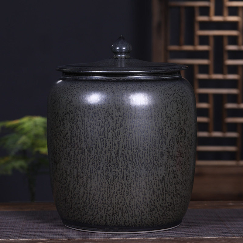 陶瓷米缸带盖防潮防虫20/30/50