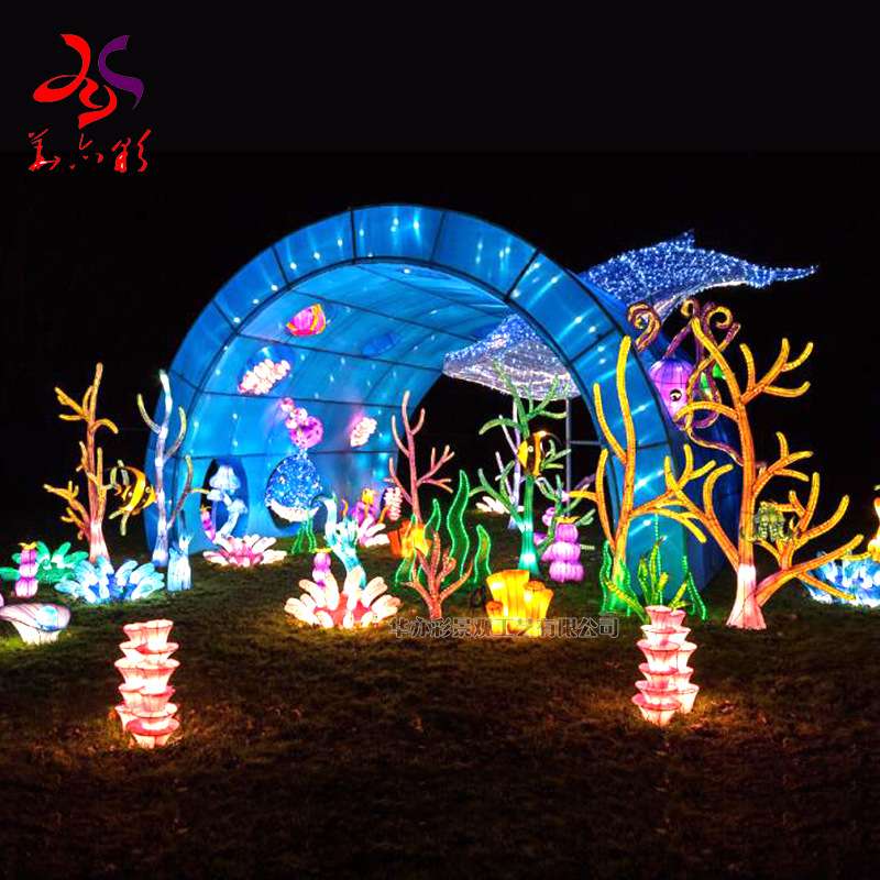 灯笼造型花灯制作手工通道亮化灯光光影户外立体创意立体装饰